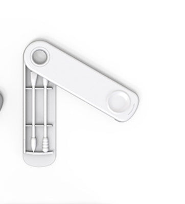 Double Ended Silicone Recycled Cleaning Cotton Swab