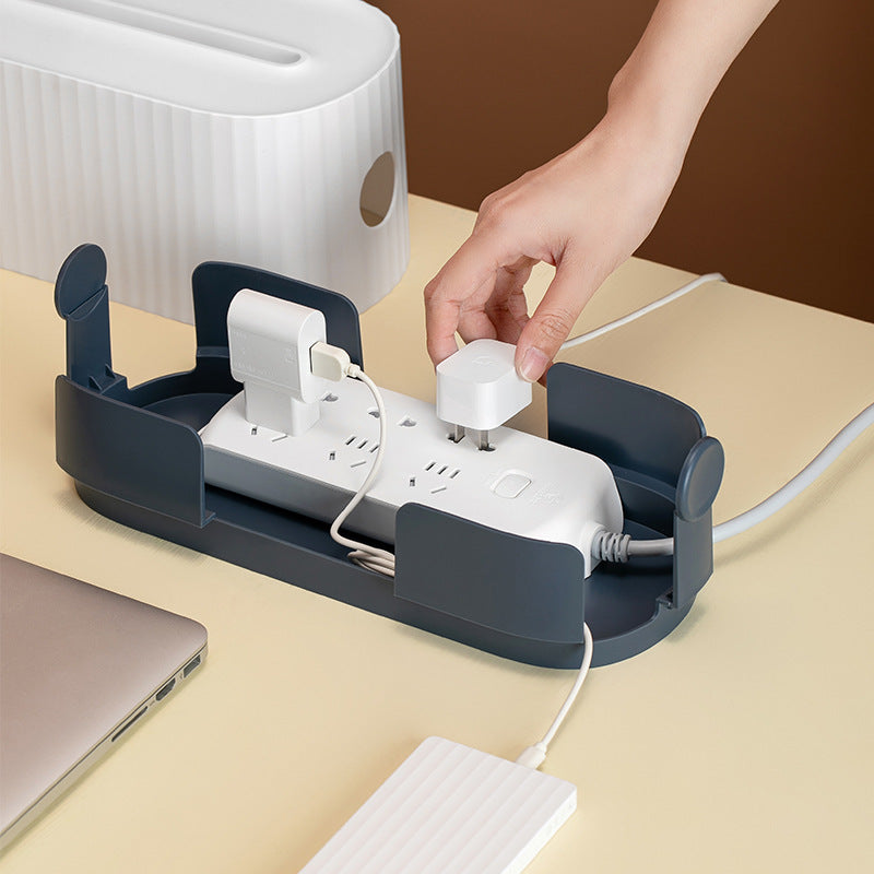 Cable Storage Box Power Strip Organizer Case - Idea Spark Hub 