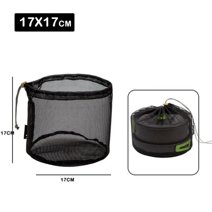 Outdoor Set Pot And Cooking Utensils Storage Net Bag
