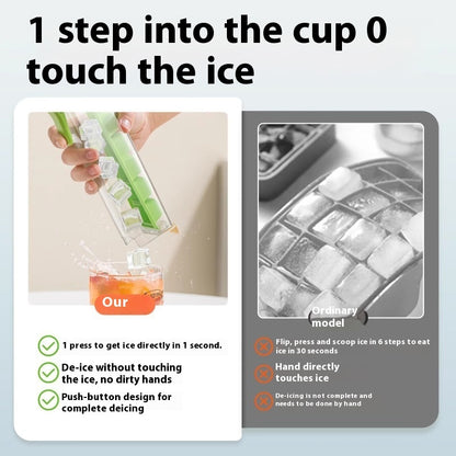 Ice Cube Tray Mold with Storage Box - Idea Spark Hub 