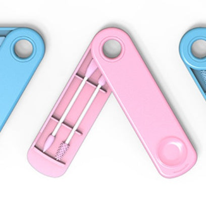 Double Ended Silicone Recycled Cleaning Cotton Swab