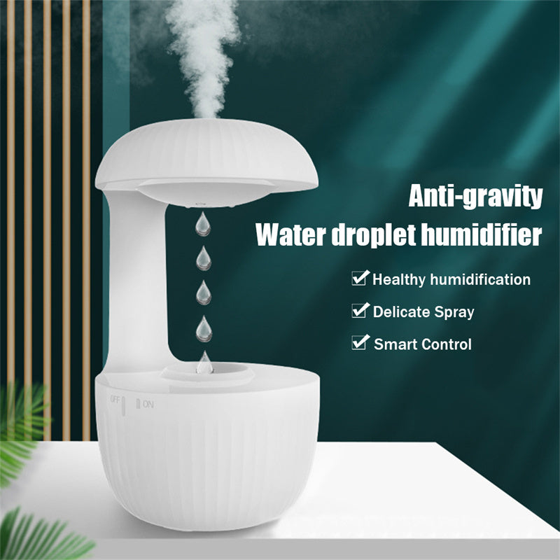 Anti-Gravity Cool Mist Humidifier with Levitating Water Drops - Idea Spark Hub 
