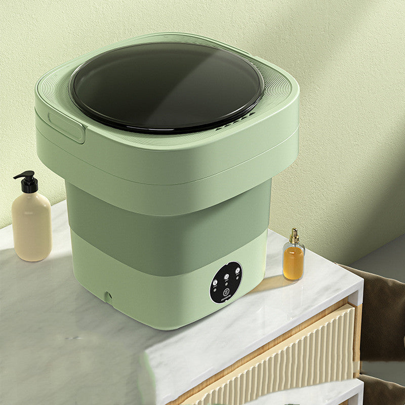 Portable Foldable Mini Washing Machine with Spin Dry - Idea Spark Hub 