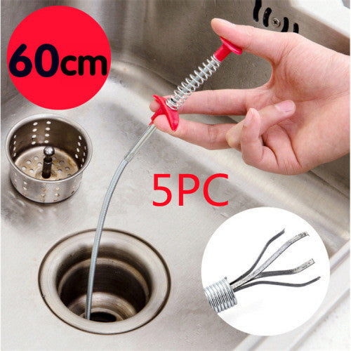 60cm Sewer Dredger Spring Pipe Cleaning Tool - Idea Spark Hub 