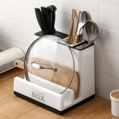 Plastic Tableware & Knife Rack Organizer - Idea Spark Hub 