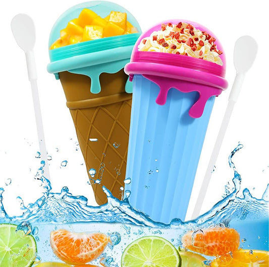 500ml Magic Slushy Maker Cup with Lid - Idea Spark Hub 
