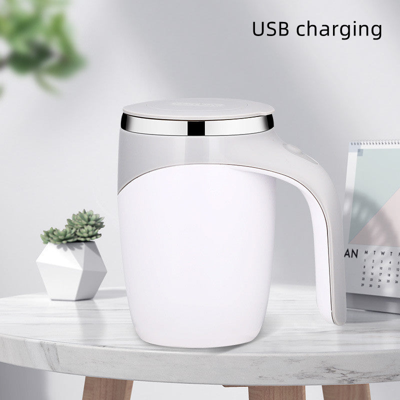 USB Rechargeable Self-Stirring Electric Coffee Mug - Idea Spark Hub 