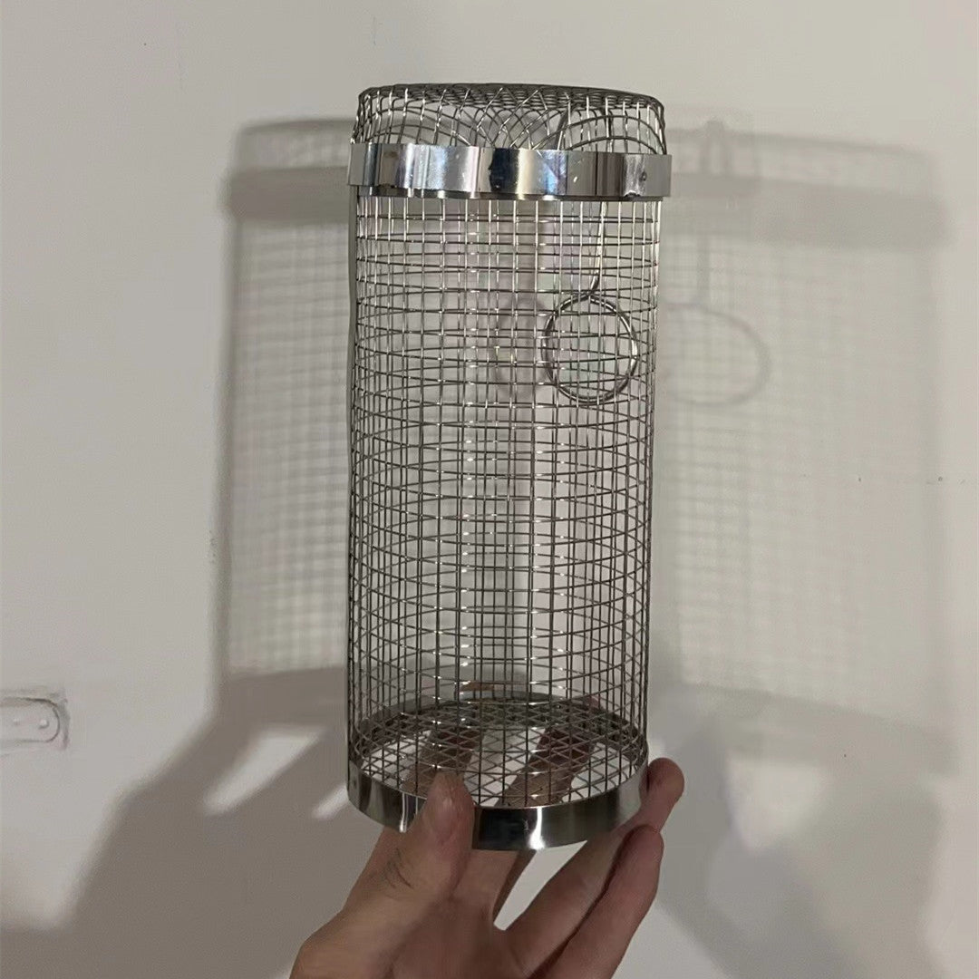 Portable Rolling BBQ Grilling Basket for Outdoor Cooking - Idea Spark Hub 