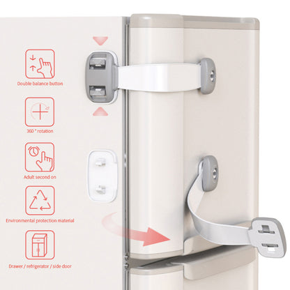 Child Safety Cabinet Locks No-Drill Protection - Idea Spark Hub 