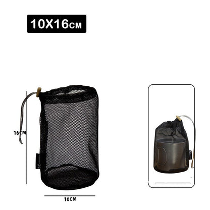 Outdoor Set Pot And Cooking Utensils Storage Net Bag