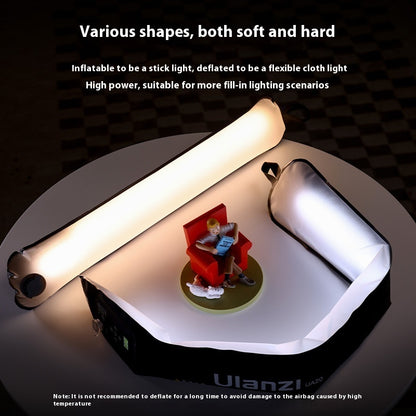 Ulanzi Excellent Basket UA20 Gas Column Light 20W Inflatable Stick Light Handheld Fill Light Anchor Indoor Photography Lighting