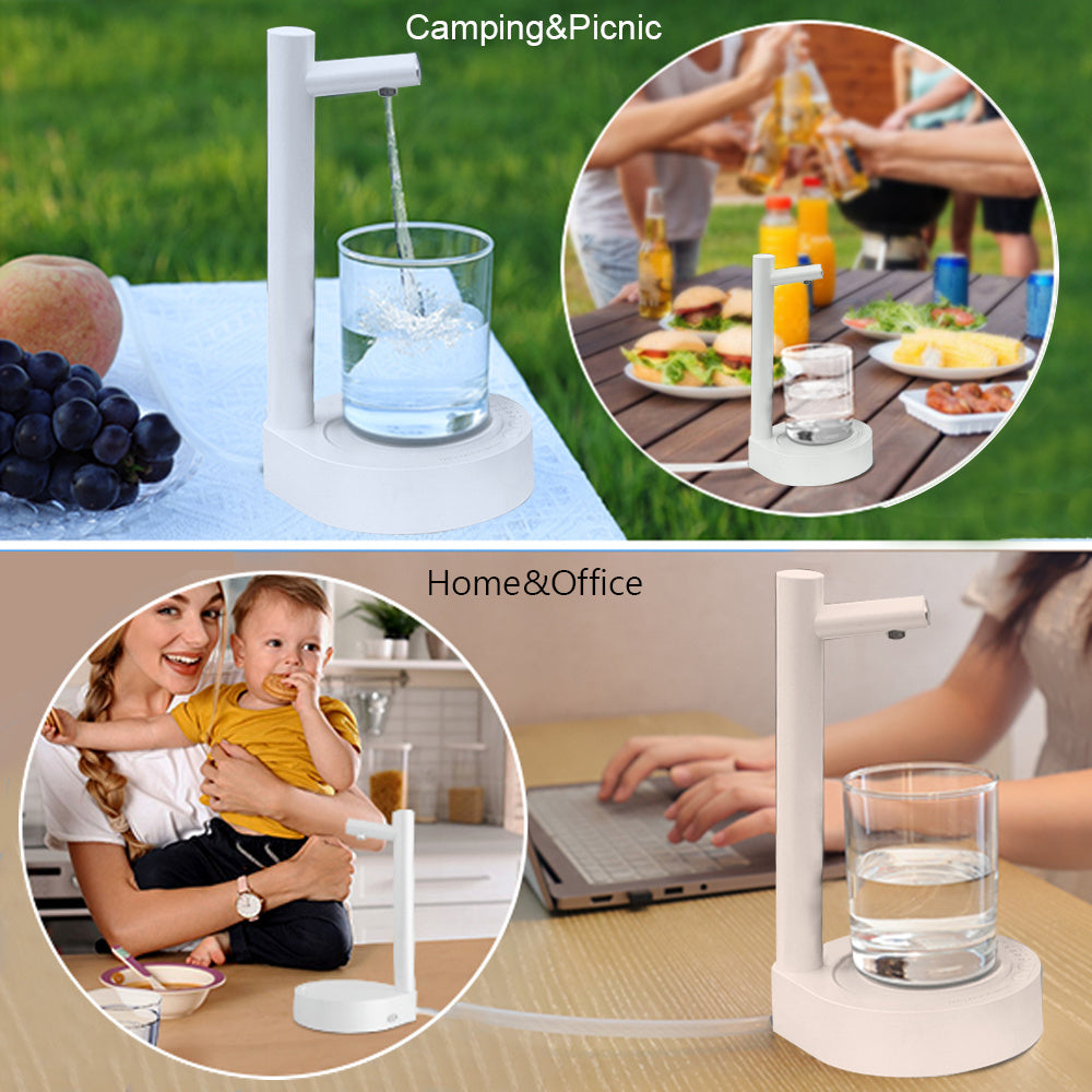 Rechargeable Electric Water Dispenser for Bottles - Idea Spark Hub 