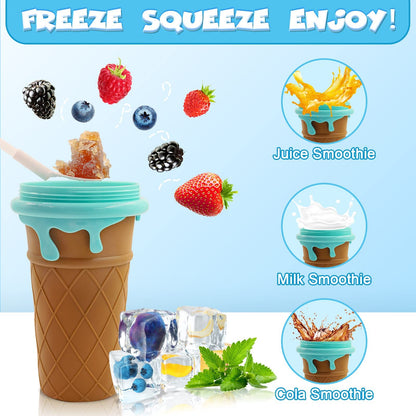 500ml Magic Slushy Maker Cup with Lid - Idea Spark Hub 