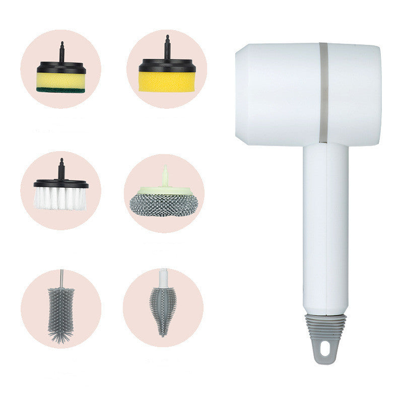 USB Rechargeable Electric Cleaning Brush for Kitchen and Bathroom - Idea Spark Hub 