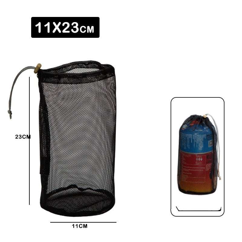 Outdoor Set Pot And Cooking Utensils Storage Net Bag