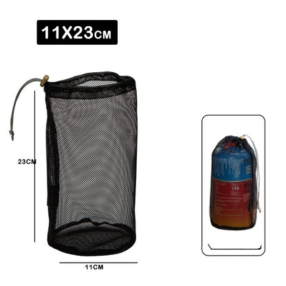 Outdoor Set Pot And Cooking Utensils Storage Net Bag