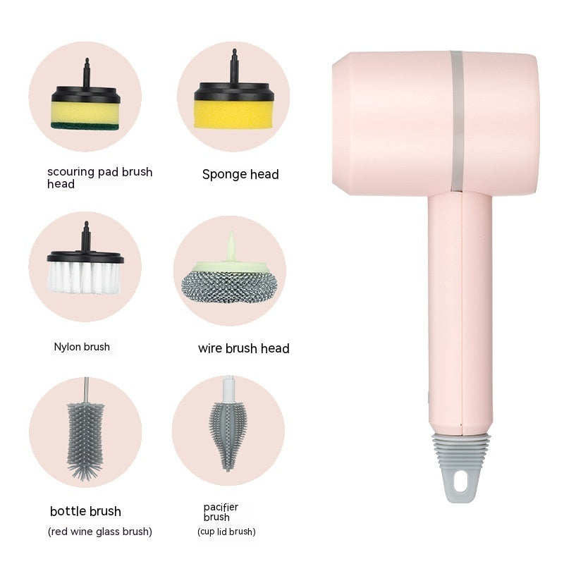 USB Rechargeable Electric Cleaning Brush for Kitchen and Bathroom - Idea Spark Hub 