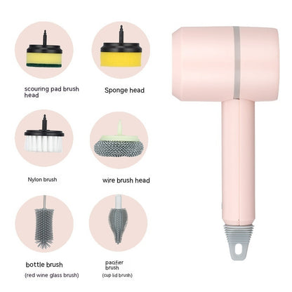 USB Rechargeable Electric Cleaning Brush for Kitchen and Bathroom - Idea Spark Hub 