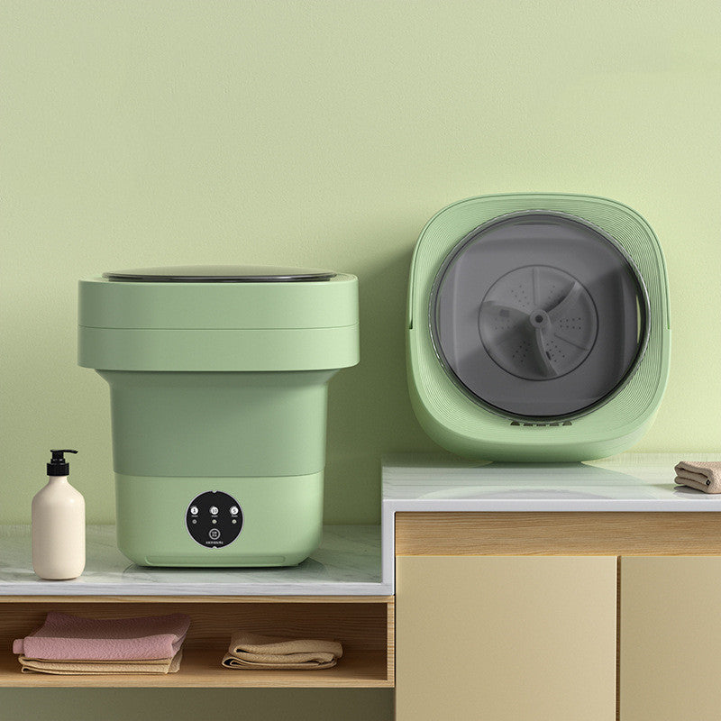 Portable Foldable Mini Washing Machine with Spin Dry - Idea Spark Hub 