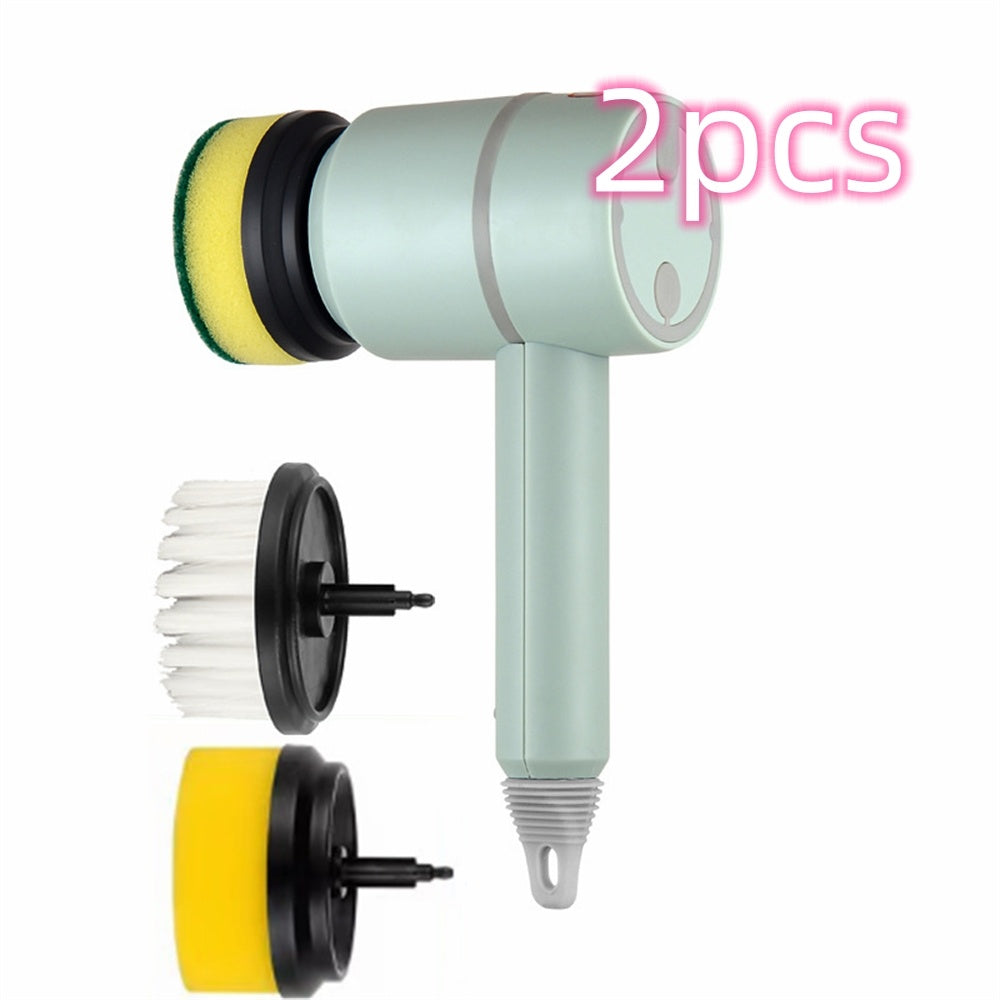 USB Rechargeable Electric Cleaning Brush for Kitchen and Bathroom - Idea Spark Hub 