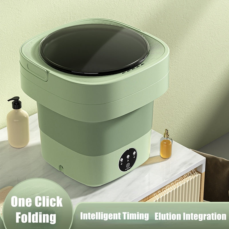 Portable Foldable Mini Washing Machine with Spin Dry - Idea Spark Hub 